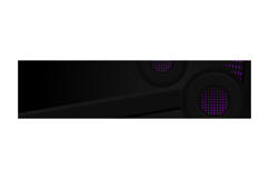 Black template horizontal banner background with gradient Product Image 1