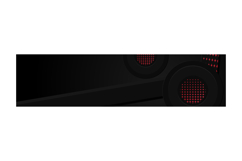 Abstract dark horizontal banner background with gradient red Product Image 1