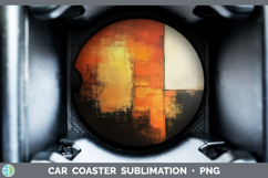 GorgeousAbstract Car Coaster design.