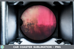 GorgeousAbstract Car Coaster design.