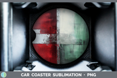GorgeousAbstract Car Coaster design.