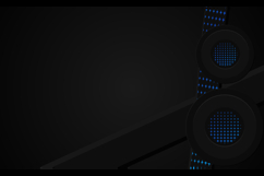 Abstract dark wallpaper background with gradient blue shape Product Image 2