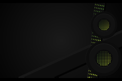 Abstract dark wallpaper background with gradient green shape Product Image 2