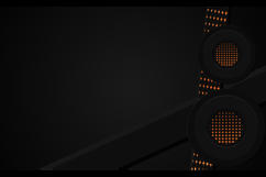 Abstract dark wallpaper background with gradient orange shap Product Image 2