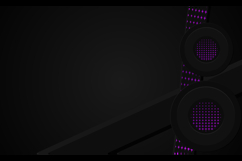 Abstract dark wallpaper background with gradient purple shap Product Image 1