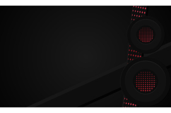 Abstract dark wallpaper background with gradient red shape Product Image 2