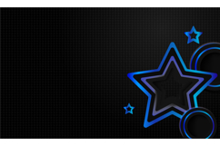 Abstract dark wallpaper background with stars gradient blue Product Image 1