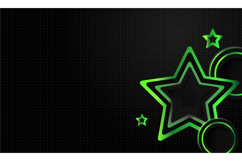 Abstract dark wallpaper background with stars gradient green Product Image 1