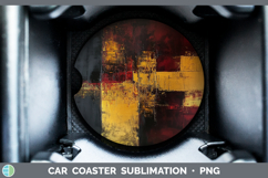 GorgeousAbstract Car Coaster design.