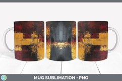GorgeousAbstract Mug Wrap design.