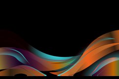 Abstract dynamic vibrant gradient background isolated Product Image 2
