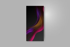 Abstract dynamic vibrant gradient mobile screen design Product Image 2