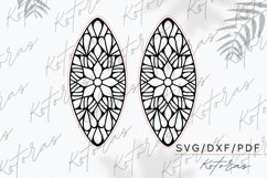 Geometric Engraved Earrings Digital Download Product Image 4