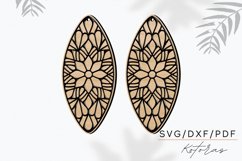 Geometric Engraved Earrings Digital Download Product Image 3