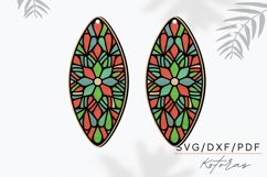 Geometric Engraved Earrings Digital Download Product Image 5