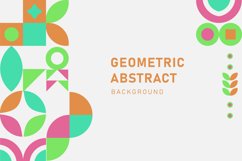 Abstract flat colorful mosaic background graphic Product Image 1