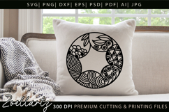 Abstract Floral Illustration SVG Floral T-shirt Mug Pillow Product Image 1