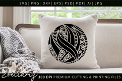 Floral Illustration Abstract Floral SVG Zentangle T-shirt Product Image 1