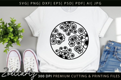 Floral Illustration Floral SVG Cut File for T-shirt Mug Tote Product Image 7