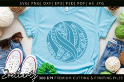 Floral Illustration Abstract Floral SVG Zentangle T-shirt Product Image 4