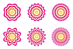 Abstract Flower Floral Symbols SVG Bundle Product Image 1