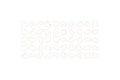 Abstract Fluid Linear Shape Set 50 V 10 Product Image 2