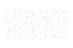 Abstract Fluid Linear Shape Set 100 V 4 Product Image 2