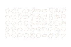 Abstract Fluid Linear Shape Set 100 V 4 Product Image 3
