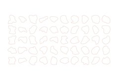 Abstract Fluid Linear Shape Set 100 V 3 Product Image 2
