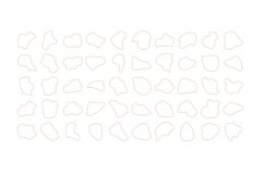 Abstract Fluid Linear Shape Set 100 V 3 Product Image 3