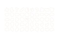 Abstract Fluid Linear Shape Set 50 V 7 Product Image 2