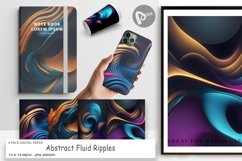 Digital Paper Abstract Fluid Ripples Product Image 1