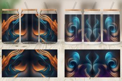 Glass Can Wraps Abstract Fluid Ripples Product Image 3
