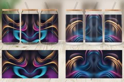 Glass Can Wraps Abstract Fluid Ripples Product Image 4