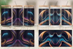 Glass Can Wraps Abstract Fluid Ripples Product Image 5