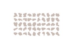 Abstract Fluid Shape colored Set 50 V 5 Product Image 2