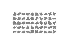 Abstract Fluid Shape stripe lines Set 50 V 10 Product Image 2