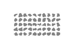 Abstract Fluid Shape stripe lines Set 50 V 2 Product Image 2
