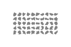 Abstract Fluid Shape stripe lines Set 50 V 4 Product Image 2