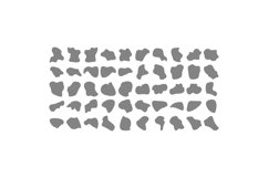 Abstract Fluid Shape stripe lines Set 50 V 5 Product Image 2