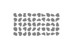 Abstract Fluid Shape stripe lines Set 50 V 6 Product Image 2