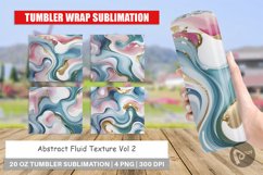 Tumbler Wrap Abstract Fluid Product Image 1