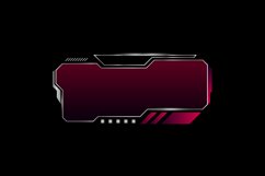 Abstract futuristic frame hud ui technology graphic Product Image 1