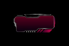 Abstract futuristic frame hud ui technology graphic Product Image 2