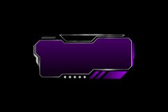 Abstract futuristic frame hud ui technology isolated Product Image 1