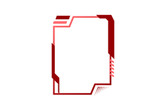 Abstract futuristic interface border and frame decoration Product Image 1