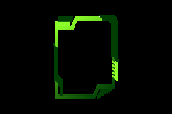 Abstract futuristic interface border and frame decoration Product Image 2