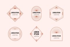 Abstract Geometric Boho Logo Frames Product Image 1