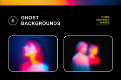 Abstract Ghost Backgrounds Product Image 1