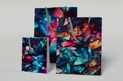 crystal digital papers, crystal patterns, colorful patterns, glass patterns, tumbler wraps, set,